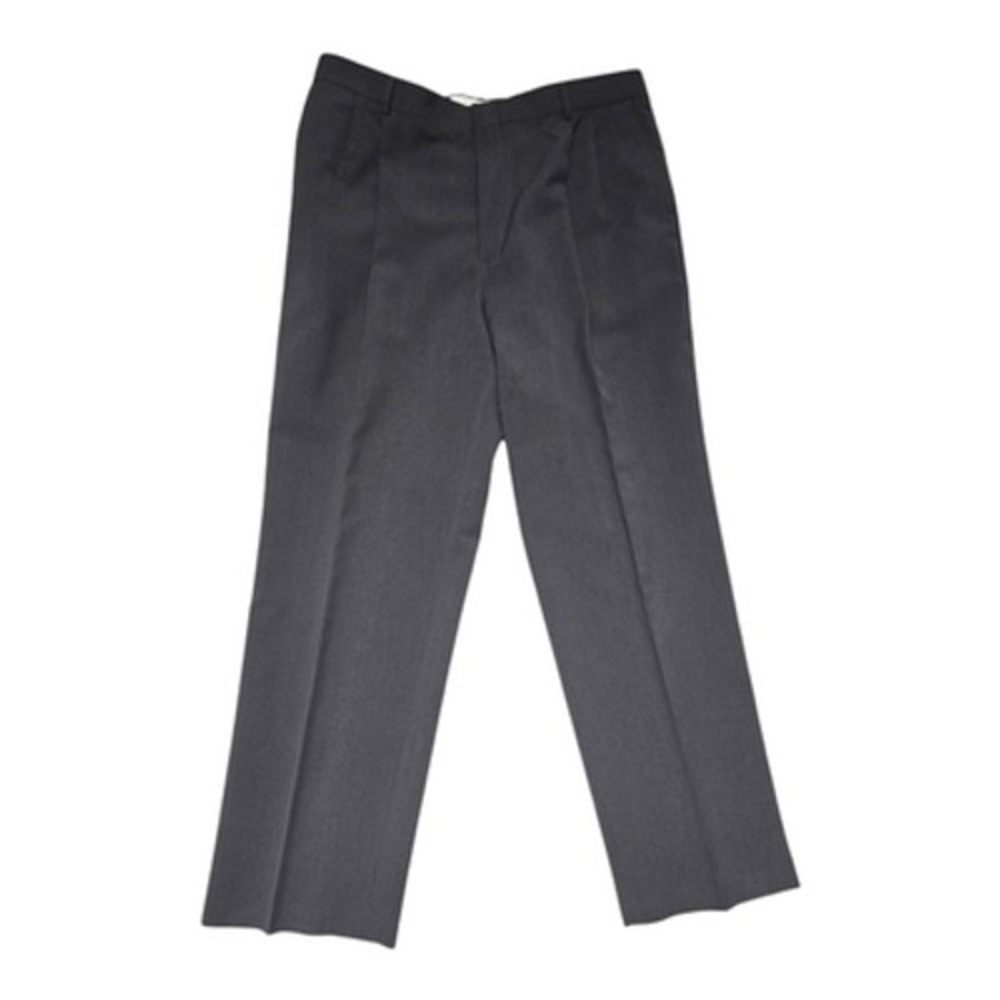 VTG Levis Travelers Dress Slacks Pants Mens 38X32 Poly Wool blend Pleated Gray